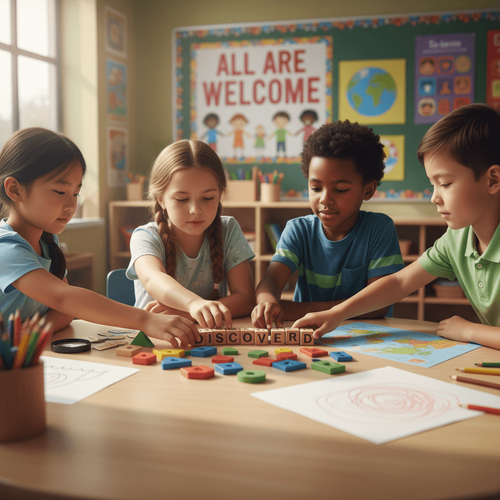 Children enjoying free lunch at Chapman's Learning Lab